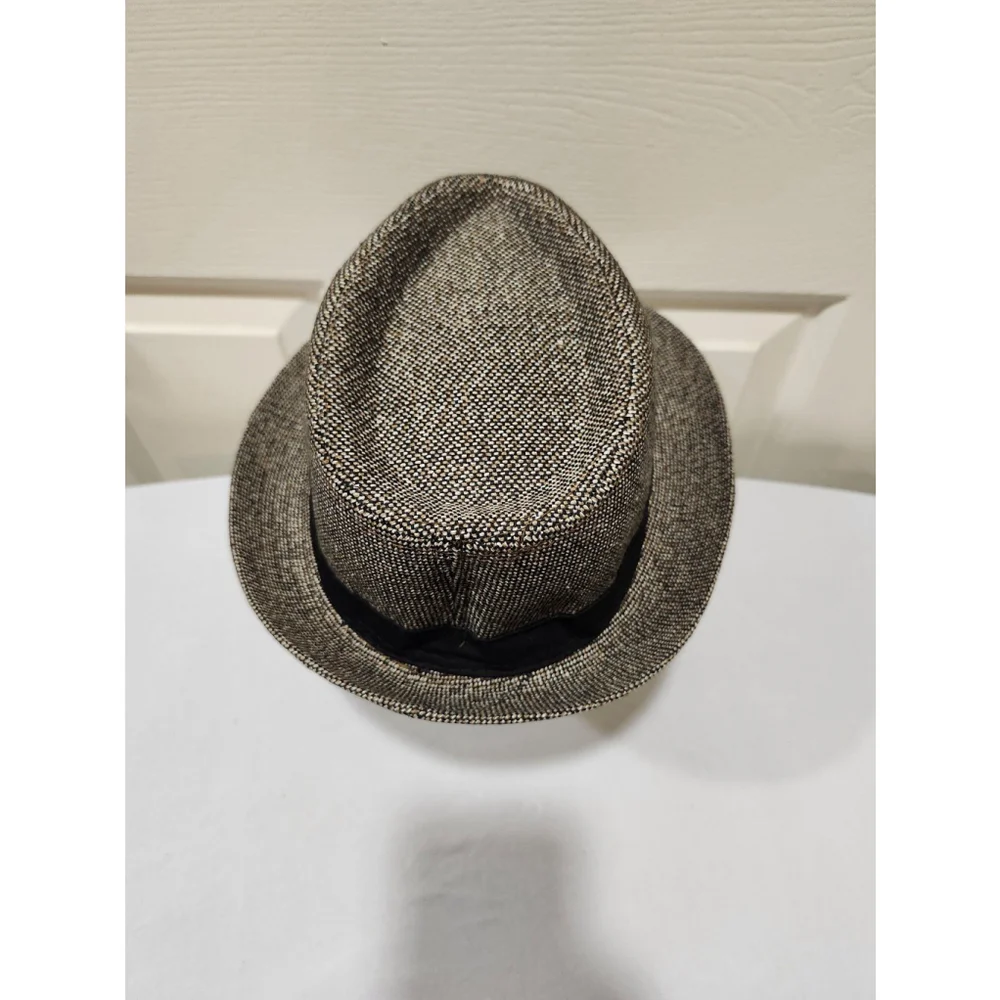 Unisex Casual Fedora Hat In Brown